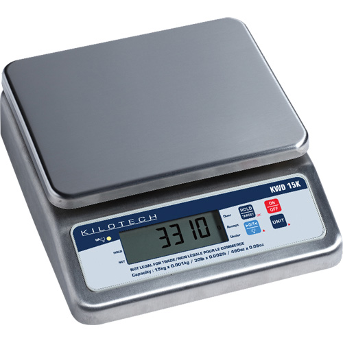 Bench Weighing Scale, 30 kg Cap., 2 g Graduations Distribution Jean Lapalme