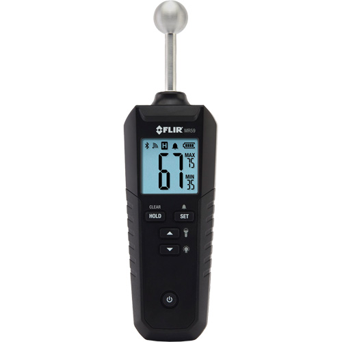 Humidim&egrave;tre &agrave; sonde sph&eacute;rique avec Bluetooth MR59, Gamme d'humidit&eacute; 0 - 100% Distribution Jean Lapalme
