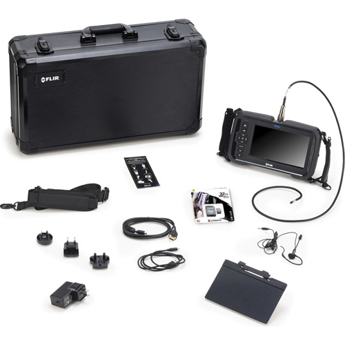 Trousse de vid&eacute;oscope haute performance avec sonde de cam&eacute;ra articul&eacute;e &agrave; quatre voies Distribution Jean Lapalme