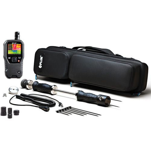 Ensemble d'imagerie professionnelle de l'humidit&eacute; avec marteau & sonde de cavit&eacute; murale, Gamme d'humidit&eacute; 7 - 100%, Gamme de temp&eacute;rature 32°- 122° F ( 0° - 50° C ) Distribution Jean Lapalme