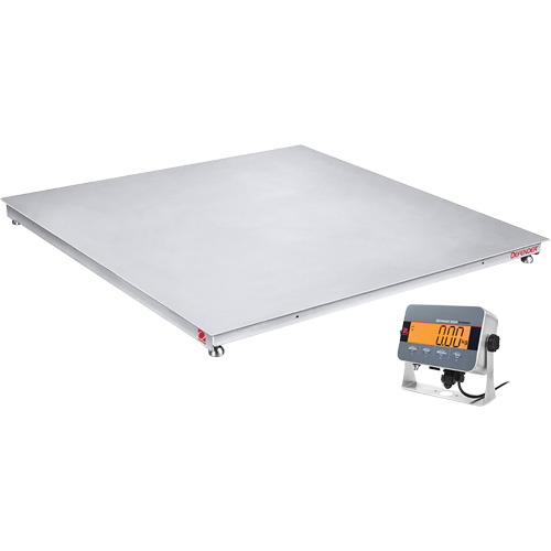 DEFENDER 3000 Washdown Floor Scale, 5000 lbs. Capacity, 48" W x 48" L Distribution Jean Lapalme