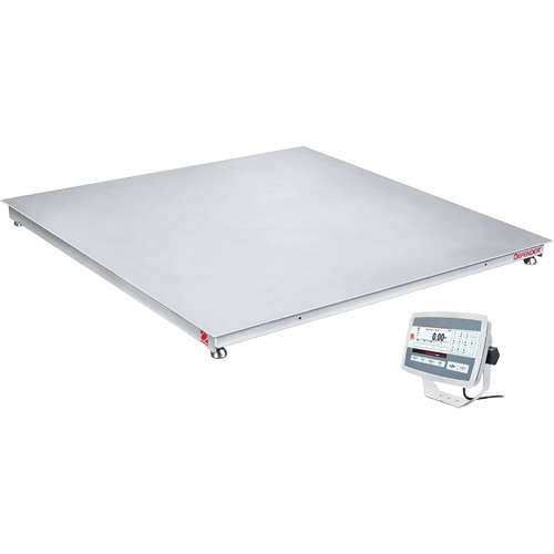 Balance de plancher lavable DEFENDER 5000, Capacit&eacute; de 2500 lb, 36" la x 36" lo Distribution Jean Lapalme
