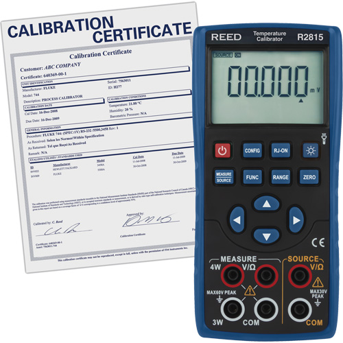 Temperature Calibrator with Traceable Certificate Distribution Jean Lapalme