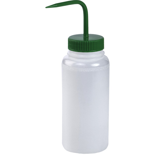 Wide-Mouth Polyethylene Wash Bottle with Green Polypropylene Cap Distribution Jean Lapalme