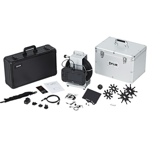 Ensemble de vid&eacute;oscope haute performance avec sonde cam&eacute;ra et bobine de plomberie Distribution Jean Lapalme