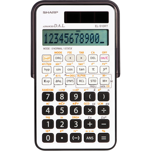 Calculatrice scientifique EL510RTB avec 169 fonctions Distribution Jean Lapalme