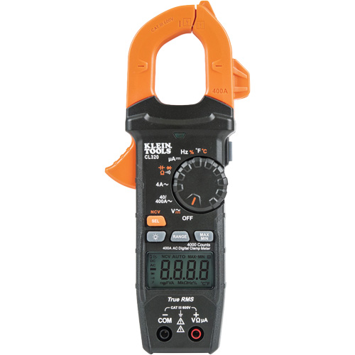 HVAC Digital Clamp Meter, AC Auto-Ranging 400 Amp, AC/DC Voltage, DC Current Distribution Jean Lapalme