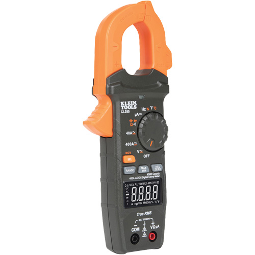 Digital Clamp Meter, TRMS Auto-Ranging 400 Amp, AC/DC Voltage, AC Current Distribution Jean Lapalme
