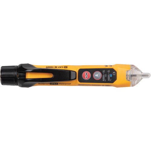 Dual Range Non-Contact Voltage Tester with Flashlight, 12 VAC - 1000 VAC/70 VAC - 1000 VAC, Light & Sound Alert Distribution Jean Lapalme