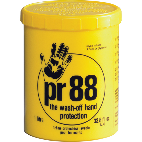 Pr88 Skin Protection Barrier Cream-the Wash-off Hand Protection, Jar, 1000 ml Distribution Jean Lapalme