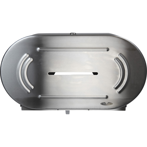 Twin Jumbo Toilet Paper Dispenser, Multiple Roll Capacity Distribution Jean Lapalme