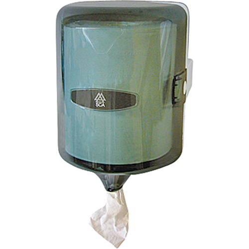Distributeur d'essuie-mains, D&eacute;vidoir central, 8,5" la x 10" p x 12,8" h Distribution Jean Lapalme
