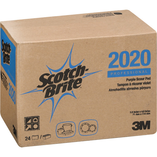 Scotch-Brite Purple Scour Pad, 4-1/2" L x 2-4/5" W Distribution Jean Lapalme