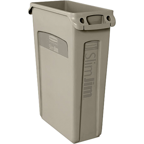Contenants Slim Jim a/canaux de ventilation, Plastique, 23 gal. US Distribution Jean Lapalme