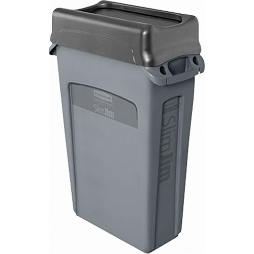 Contenants Slim Jim a/canaux de ventilation, Plastique, 23 gal. US Distribution Jean Lapalme