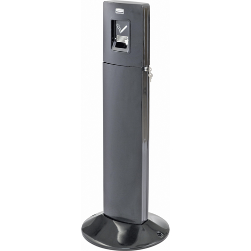 Stations pour fumeurs metropolitan, Sur pied, Acier inoxydable, Capacit&eacute; 1,6 gal. US, Hauteur 42-4/5" Distribution Jean Lapalme