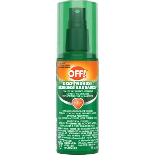 Insectifuge Off! R&eacute;gions sauvages, DEET &agrave; 25 %, Vaporisateur, 100 ml Distribution Jean Lapalme
