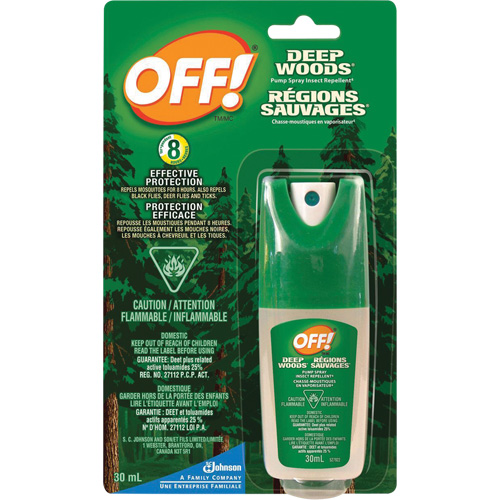 Insectifuge Off! R&eacute;gions sauvages, DEET &agrave; 25 %, Vaporisateur, 30 ml Distribution Jean Lapalme