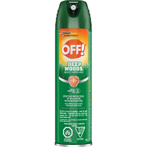 Insectifuge Off! R&eacute;gions sauvages, DEET &agrave; 25 %, A&eacute;rosol, 230 g Distribution Jean Lapalme