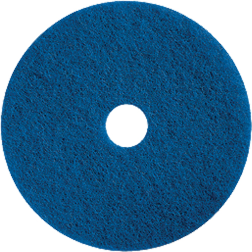 Floor Maintenance Pads, 15", Cleaning/Scrubbing, Blue Distribution Jean Lapalme