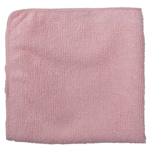 Chiffon de nettoyage pour travaux l&eacute;gers, Microfibre, Rouge Distribution Jean Lapalme
