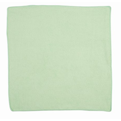 Chiffon de nettoyage pour travaux l&eacute;gers, Microfibre, Vert Distribution Jean Lapalme