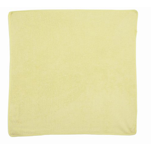 Chiffon de nettoyage pour travaux l&eacute;gers, Microfibre, Jaune Distribution Jean Lapalme