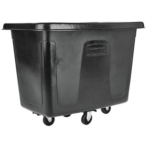 Bulk Cube Truck, Polyethylene, 42-13/16" L x 28" W x 33" H, 12 cu.ft. Volume, 400 lbs. Capacity Distribution Jean Lapalme