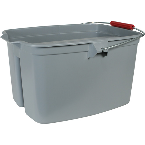 Double Utility Pail, 5 US Gal. (20 qt.) Capacity, Grey Distribution Jean Lapalme