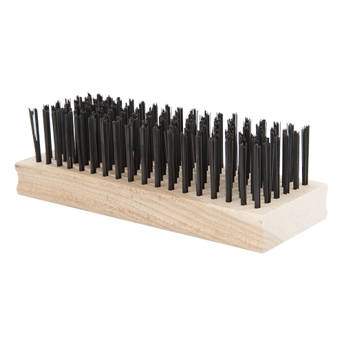 Scratch Brush, Steel, 18 x 6 Wire Rows, 6" Long Distribution Jean Lapalme