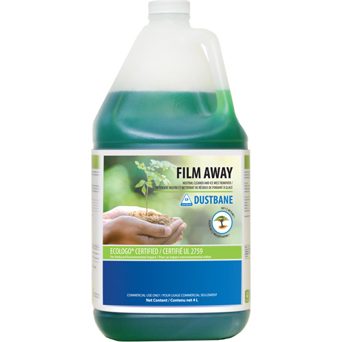 Film Away Neutral Detergent and Ice Melt Remover, Jug, 4 L Distribution Jean Lapalme