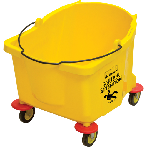 Seau pour vadrouille, Capacit&eacute; de 9.5 gal. US (38 pintes), Jaune Distribution Jean Lapalme