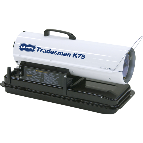 Tradesman&reg; Forced Air Heater, Fan, Kerosene, 75,000 BTU/H Distribution Jean Lapalme