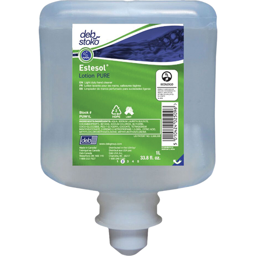 Estesol&reg; Pure Light-Duty Hand Cleaner, Cream, 1 L, Refill, Fresh Scent Distribution Jean Lapalme