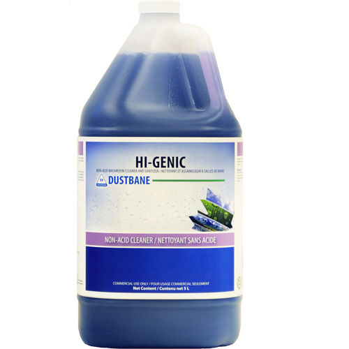 Hi-Genic Bathroom Cleaner & Sanitizer, 5 L, Jug Distribution Jean Lapalme