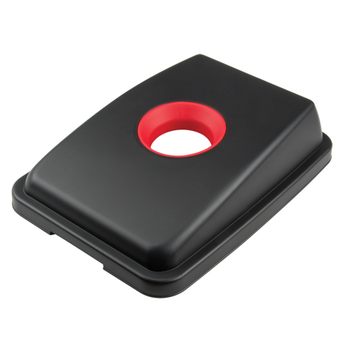 Waste Classification - Lid, Open Lid, Plastic, Fits Container Size: 17-1/4" x 12-1/2" Distribution Jean Lapalme