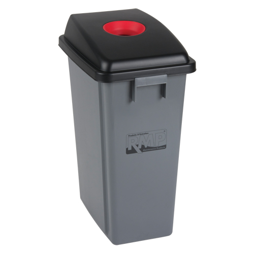Recycling & Garbage Bin, Plastic, 16 US gal. Distribution Jean Lapalme