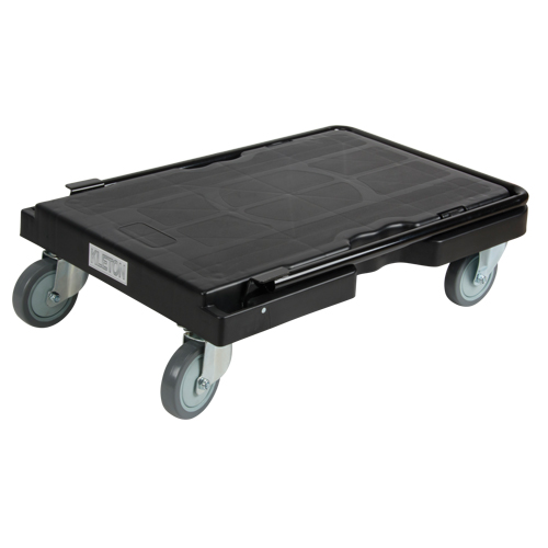 Chariot, 31-3/4" lo x 20-1/2" la, 500 lb cap, Roues Caoutchouc Distribution Jean Lapalme