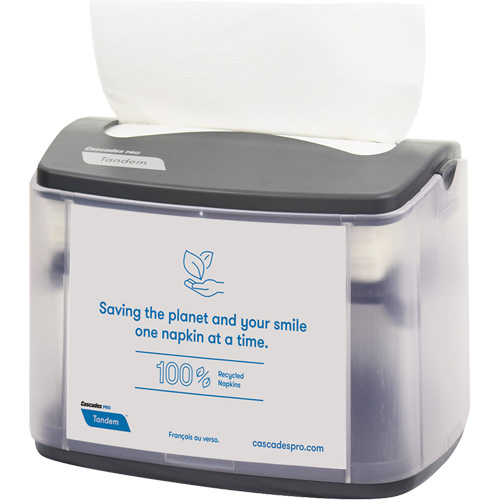 Pro Tandem Tabletop Napkin Dispenser Distribution Jean Lapalme