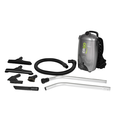 Ergo Pro Backpack Vacuum, 2 US Gal. (7.6 Litres) Distribution Jean Lapalme