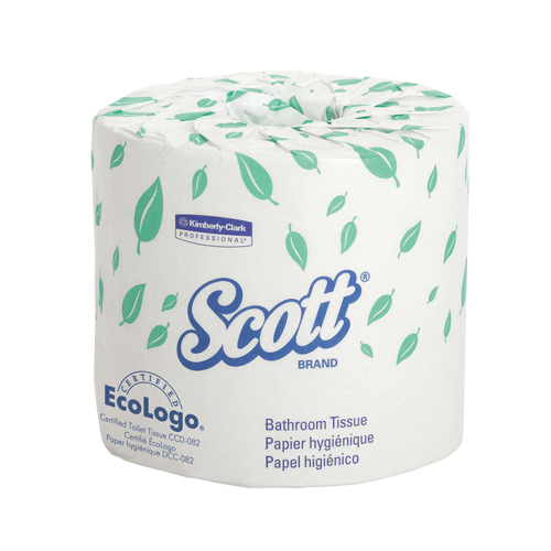 Papier hygi&eacute;nique Scott, 1 Pli, 550 Feuilles/Rouleu, Longueur 403', Blanc Distribution Jean Lapalme