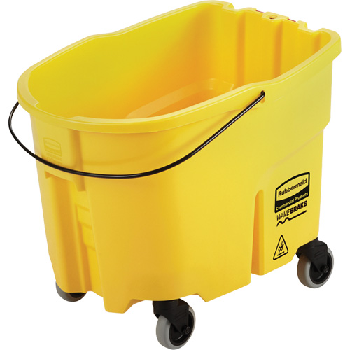Seau pour vadrouille Wavebrake, Capacit&eacute; de 8.75 gal. US (35 pintes), Jaune Distribution Jean Lapalme