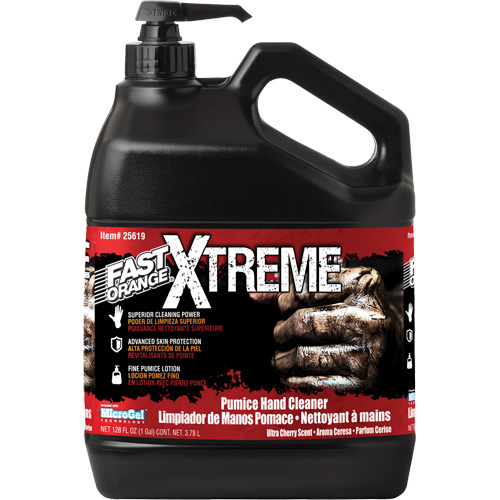 Xtreme Professional Grade Hand Cleaner, Pumice, 3.78 L, Pump Bottle, Cherry Distribution Jean Lapalme
