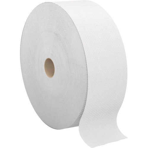 Pro Perform Toilet Paper, Jumbo Roll, 2 Ply, 1250' Length, White Distribution Jean Lapalme