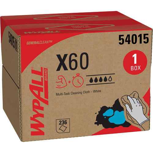 X60 Wipers, All-Purpose, 16-3/4" L x 11" W Distribution Jean Lapalme