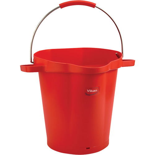 Food Hygiene Bucket, Red, 5 US gal. Distribution Jean Lapalme