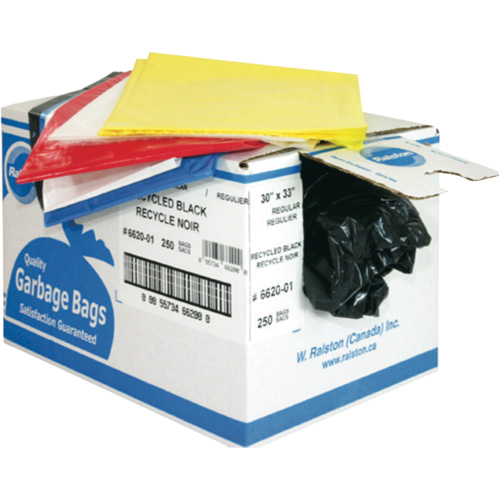 Sacs &agrave; d&eacute;chets industriels, 3T-Fort, 35" la x 50" lo, 2,7 mils, Orange Distribution Jean Lapalme