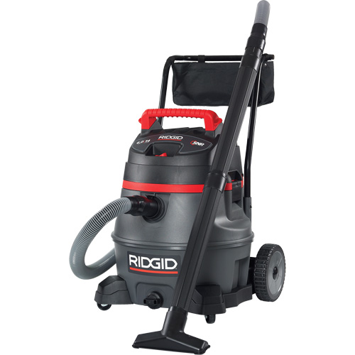 NXT Industrial Vacuum with Cart, Wet-Dry, 6 HP, 14 US Gal. (53 Litres) Distribution Jean Lapalme