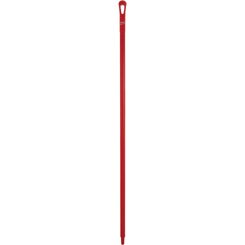 Manche ultra hygi&eacute;nique, Balai/Grattoir/Raclette, Rouge, Ergonomique, 59" lo Distribution Jean Lapalme