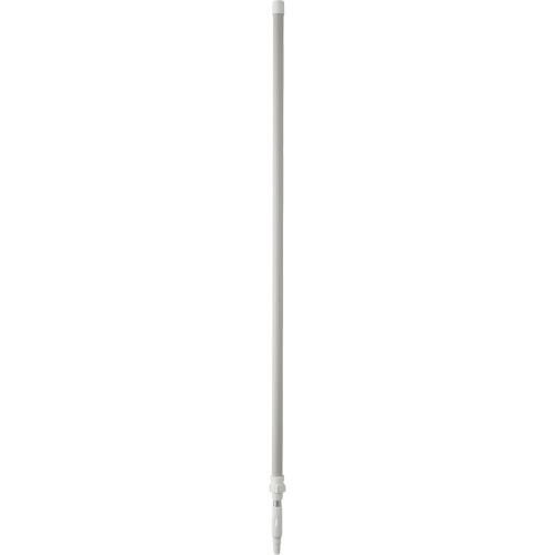 Handle, Broom/Scraper/Squeegee, White, Telescopic, 62" - 113" L Distribution Jean Lapalme